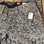 Miss Me Signature Rise Skinny Cargo Jeans in Grey Leopard combo sz 24 NWT Photo 10