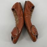 See By Chloe Y2K Pattent Leather Ballet Flats Sz 6.5 Bow Zipper Glam Coquette Photo 5