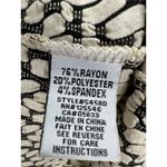 Habitat Women Size XS Tan Black Rayon Blend Fit Flare Dress 3/4 Sleeve Artsy Photo 5