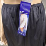 Vanity Fair Vintage New NOS Medium  Half Slip Petti Slip VF 360 Black Slit 11760 Photo 3