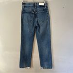 RE/DONE Women's 90s High Rise Loose Fit Straight Leg Jeans 26 Destroyed Mar Photo 2