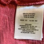 Anthropologie Swing Mixed Media Mesh Lace Jersey Top Rose Pink Size Medium *FLAW Photo 7