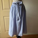 Vineyard Vines  Blue and White Striped Midi Skirt Photo 1