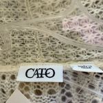 Cato  Cream Button-Up Cardigan Photo 4