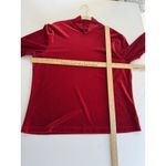 Lands End Velvet Mock Neck Top Women’s XL 18 Photo 5