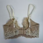  34DD Wacoal Embrace Lace Underwire Bra 65191 Beige Unlined Sheer Sexy Photo 4