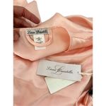 Linea Donatella  Maxi Solid Pink Boudoire Chemise Satin Robe Set NWT S/M/P/M Photo 7