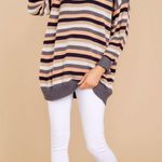 Red Dress Boutique Multi Stripe Sweater  Photo 0