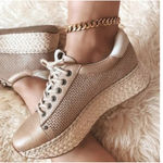 OTBT  Tan Platform Sneakers for Women Photo 1
