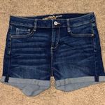 Arizona Jean Company Women’s Dark Wash Mid Rise Jean Shorts  Photo 0