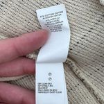 Lucky Brand Women L Marled Moto Jacket Cream Beige Striped Pockets Tweed Casual Photo 8