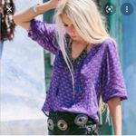 Spell & the Gypsy sunset road bohemian blouse royal purple Photo 0