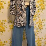 Shake print 3/4 sleeve blazer size L Size L Photo 1