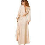 Nasty Gal COWL BACK STEAL THE SPOTLIGHT CREAM MAXI DRESS Photo 4