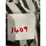 Striped Button Down Shirt Women's Small Cut Out Shoulder Long Sleeve White Photo 7