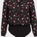 Torrid Super Cute Floral Bodysuit, Worn Only Once, in Excellent Condition Photo 3