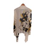Nic+Zoe  Beige and Black Floral Women's Poncho Photo 2