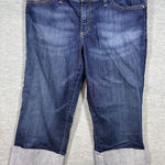AG Adriano Goldschmied AG Adriano Goldschmied The Shorty Denim Capri Jeans Womens Size 31 Dark Wash Photo 0