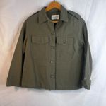 Universal Threads Universal Thread Military Style Cropped Casual Lightweight Jacket Cotton Sz SM Photo 9