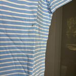 J.Crew NWT  Vintage Jersey Classic-fit Crewneck T-shirt Stripe Blue Ivory Photo 4