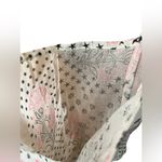 Free People  Reusable Tote Crossbody Cloth Bag Sling Boho Bag Flower Stars Circle Photo 2