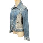 Lee Vintage Modern Women's Contrast Denim Seamed Collared Jean Jacket Sz XS NWT Photo 3