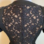 Barney's Sea xo Barney’s Black Lace Short Sleeve Dress Photo 5