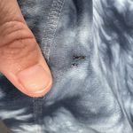 Old Navy  Shirt Womens Medium Blue Tie Dye Long Sleeve Cotton Crewneck Casual Top Photo 7