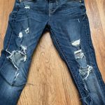 EXPRESS distressed legging mid rise jeans size 2 short Photo 11