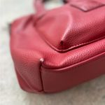 Nautica Red-Burgundy Cabin Fever Med Faux Leather Satchel Silver Tone Hardware Photo 14