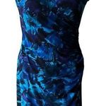 CHAPS NWT, V-Neck Sleeveless Faux Wrap Side Ruched Fitted Dress, Petite S Photo 0