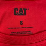 Caterpillar Cat  Hot Red Established Tee Women’s Size S NWT Photo 6