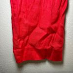 CAbi Style 5503R Valentine Trouser red flare leg pants women's 4 linen blend Photo 3