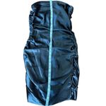 LIONESS NWT  Love Lane Strapless Ruched Black Mini Dress Size Small Urban Chic Photo 10