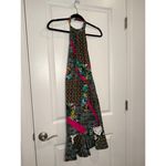 Ostra Brasil Patchwork Halter Maxi Dress – Runs Small (Label M/Fits S) Green Photo 10