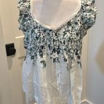 Anthropologie NWT By Linen Pjntuck Swing Tank Sz S Photo 0