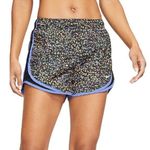Nike Women ’s Confetti Tempo Icon Clash Mesh Lined Brief Running Shorts L Photo 0
