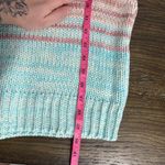 525 America New  Ombré Knit Tank Dress Size Medium Women’s Striped Rainbow Photo 11