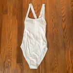ANDIE  Swim The Tulum One Piece LT Swimsuit White‎ Ribbed Size XS Tall NWT Photo 2