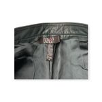 Laundry by Shelli Segal  𖦹 Straight Leg Leather Pants 𖦹 British Racing Green 𖦹 4 Photo 5