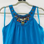 Anthropologie Moulinette Soeurs Island Nightfall Blue Floral Print Dress Size 8 Photo 5