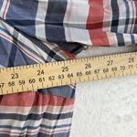 Catherines 1X 18W 20W Twist Front Tunic Top Plaid Half Sleeve Preppy Flattering Photo 8