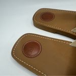 Chloé Chloe Woody Logo Flat Slide Sandals White Size 8 Photo 4