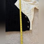 Cloud Ten Two-Tone Wrap Cable Knit Sweater Photo 9