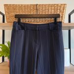 EXPRESS  Columnist Barely Boot Mid-Rise Stripe Woven Career Dress Pant Trouser, 8 Photo 1