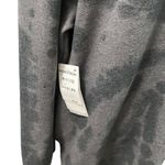 Zella NWT  Black Gray Animal Tiger Print Oversized Sweatshirt Tunic Dress Small Photo 8