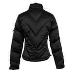 American Rag  Women's Black Chevron Puffer Down Filled Jacket Size Small Winter Photo 3
