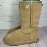 American Eagle  Outfitters AE Suede Faux Fur Lined Boots Tan Size 6 US / 36 EUR * Photo 0