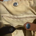 Medium Everyday Straw Woven Summer Shoulder Purse Handbag Coco Brown Photo 4