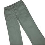 Faherty Organic Cotton Raw Hem Ankle Utility Pant Green Size 30 Photo 6